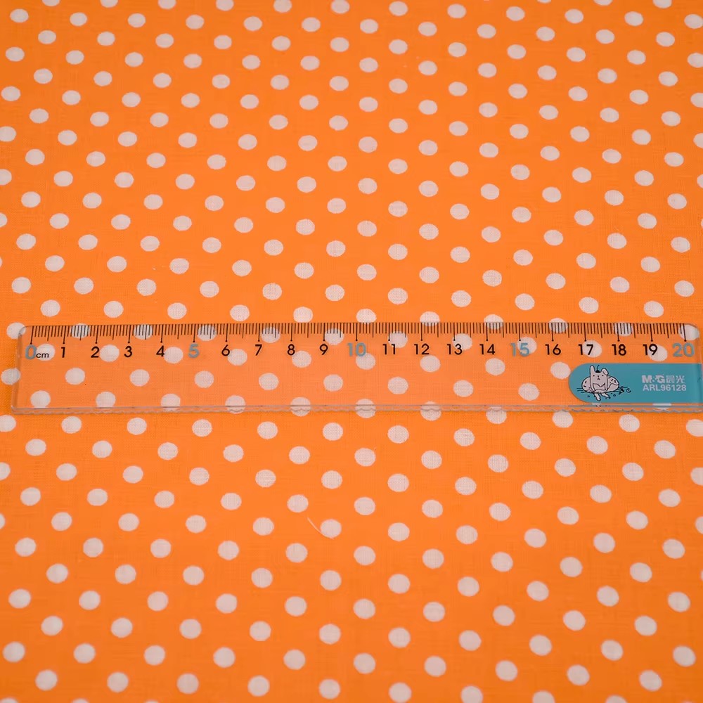 50X150CM Putih Oranye Polka Do - Home Textiles & Decorations ulasan dan harga